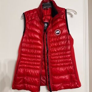 Canada Goose Red Quilted Vest